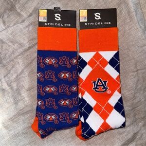 NWT Strideline Auburn University Business Knit Crew Socks, set of 2